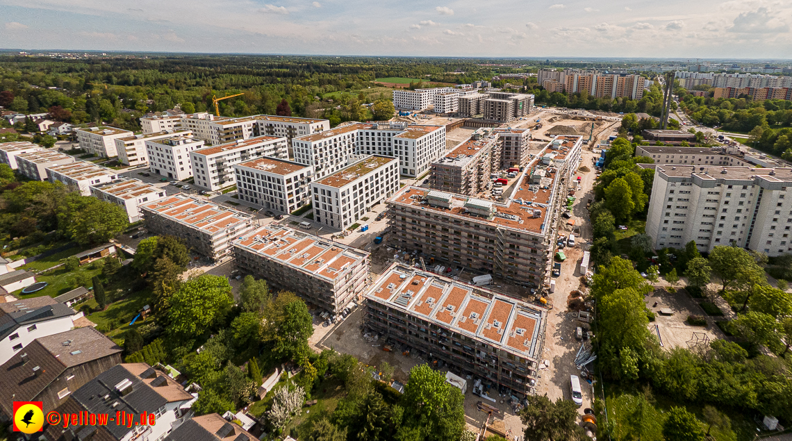 09.05.2023 - Baustelle Alexisquartier und Pandion Verde in Neuperlach